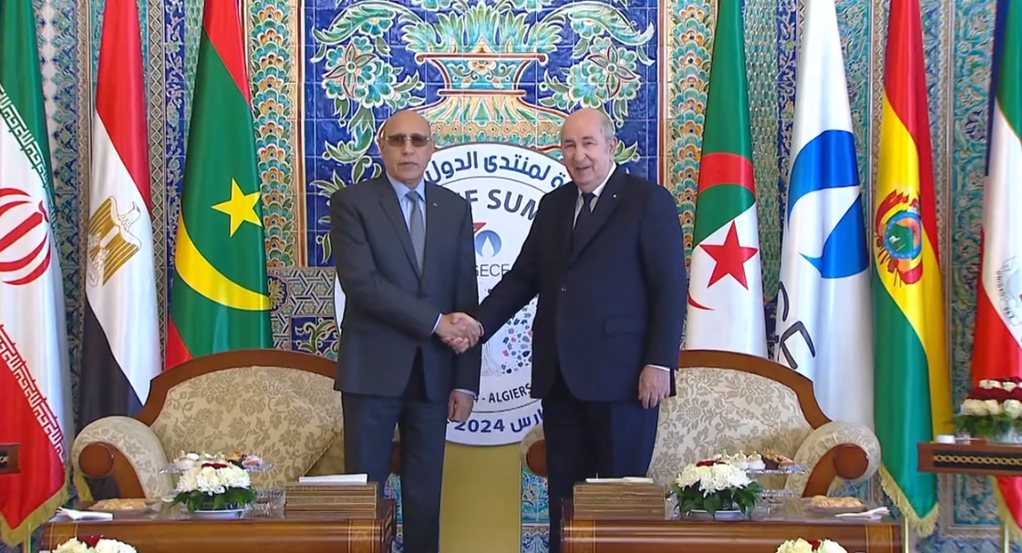 رئيس الجمهورية يستقبل نظيره الرئيس الموريتاني