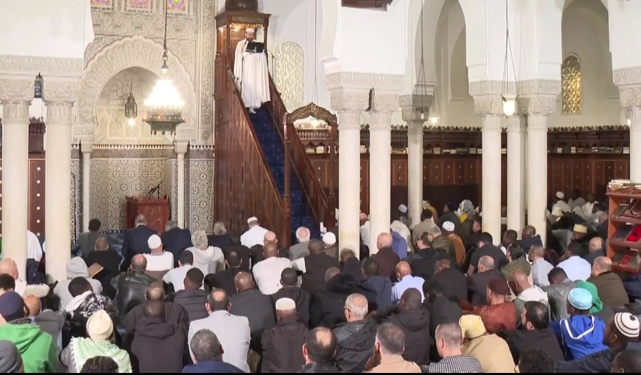 قيم الوحدة والتآزر ونصرة غزة, محور خطبة الجمعة من مسجد  باريس