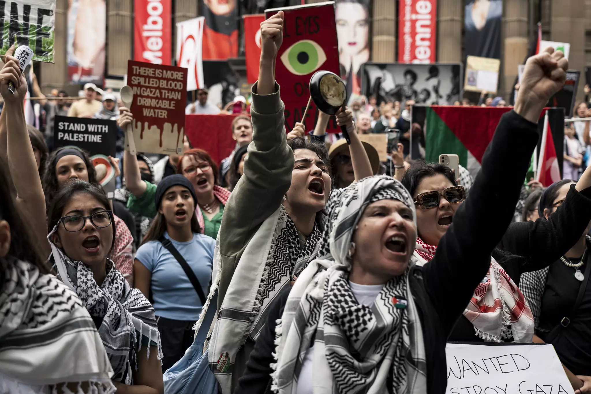 Des centaines de manifestants à Washington pour réclamer un cessez-le-feu à Ghaza