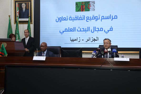 الجزائر-زامبيا: التوقيع على اتفاقية تعاون في مجال التعليم العالي والبحث العلمي