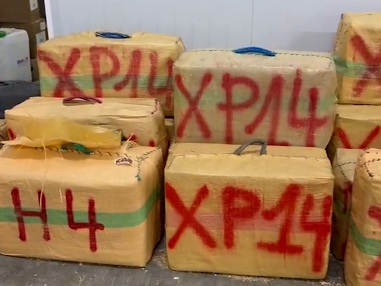 Saisie de 25 tonnes de haschich en Espagne dans un camion de melons venu du Maroc