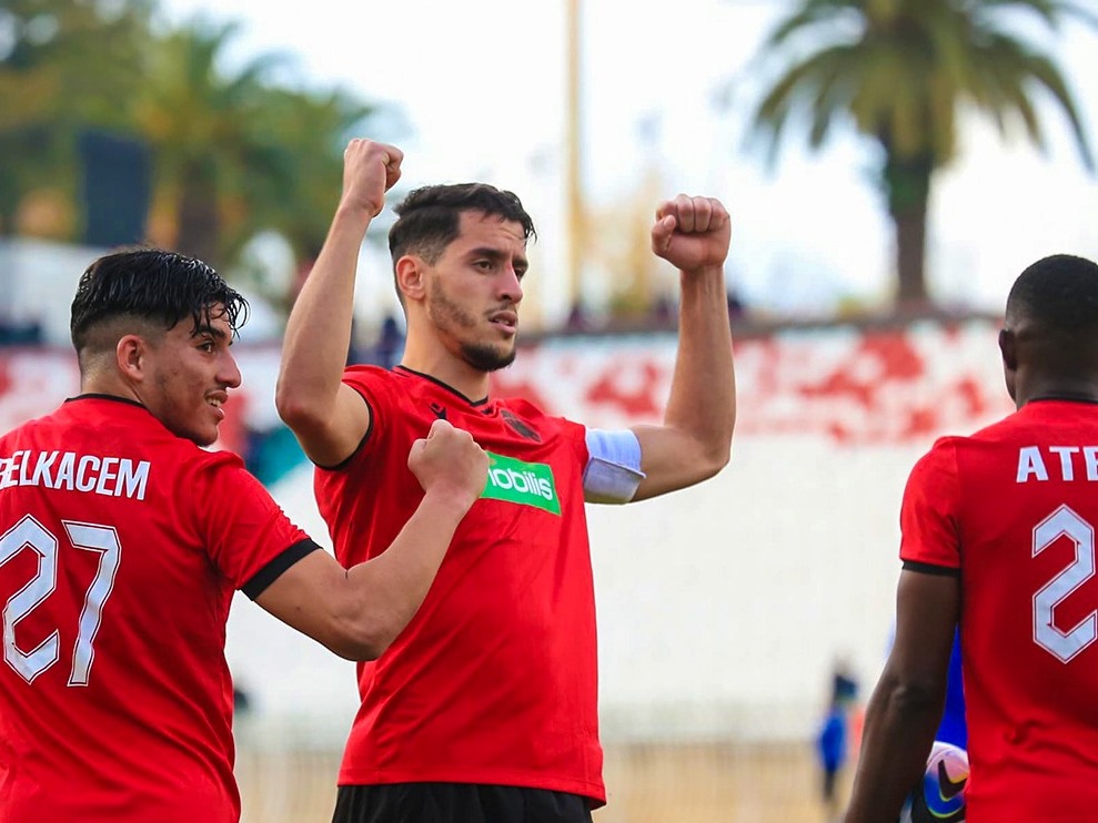 Grande joie des joueurs de l'USMA