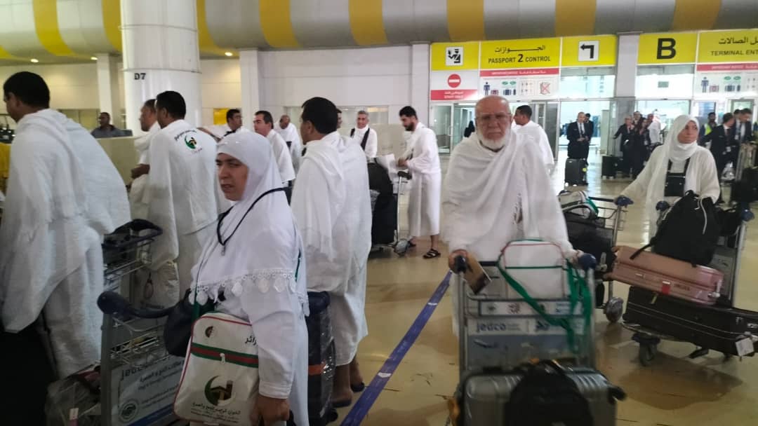 وصول الحجاج الجزائريين
