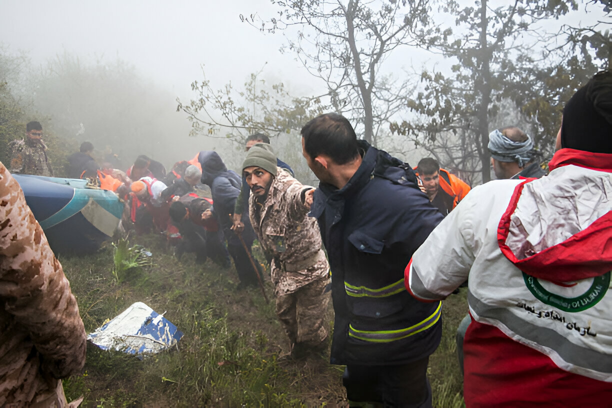 حادث تحطم مروحية الرئيس الايراني