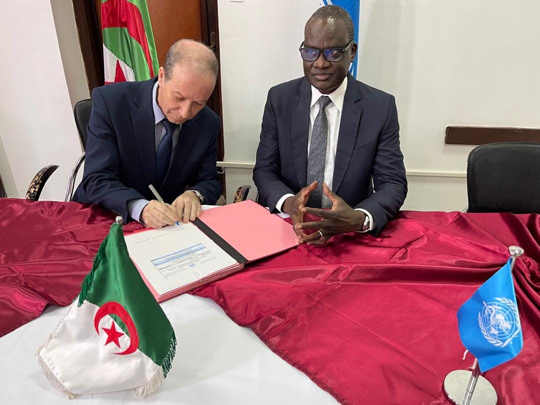 Signature du Programme de coopération 2024-2025 entre le ministère de la Santé et l’OMS