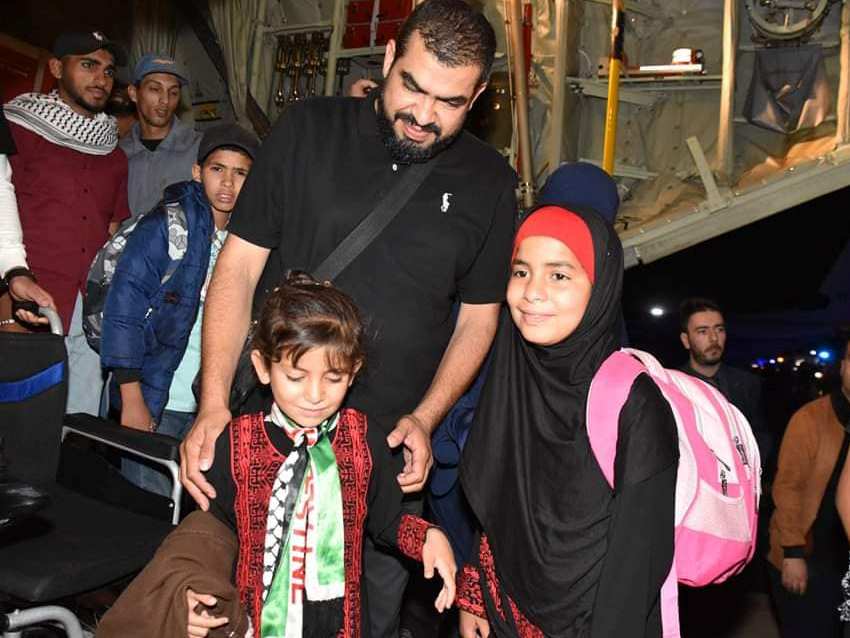Enfants palestiniens rapatriés en Algérie depuis Ghaza