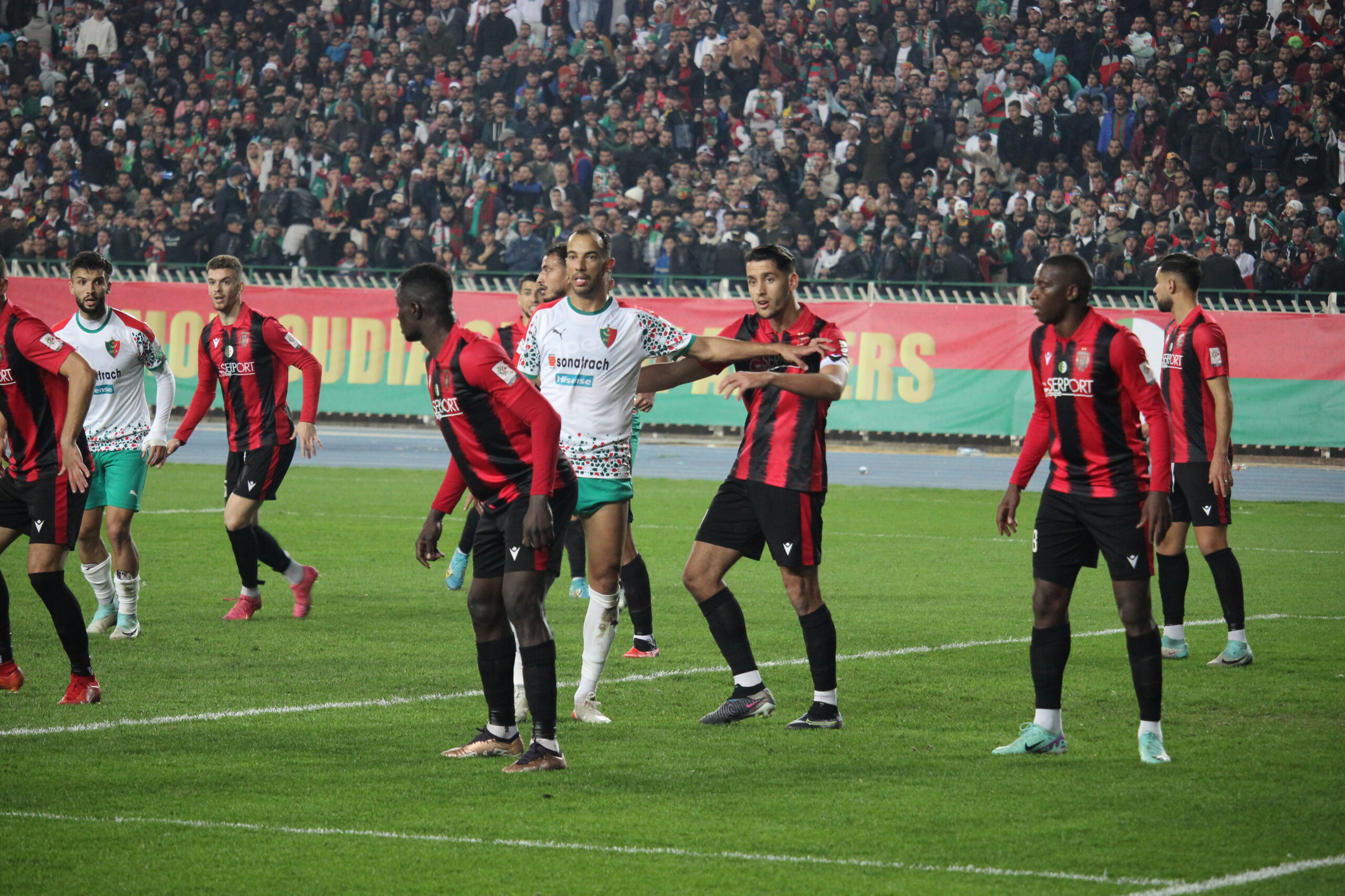 USMA-MCA lors de la manche aller