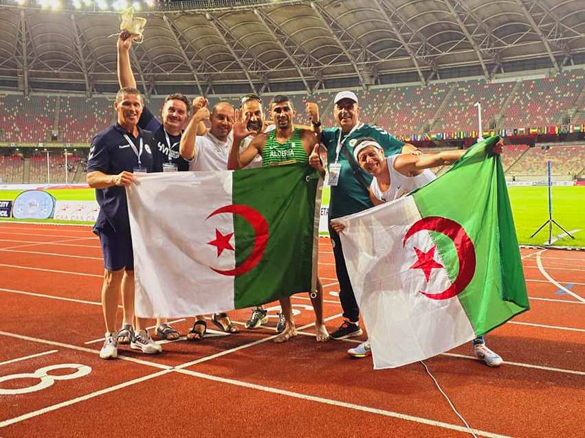 Grande joie de Larbi Bourrada après son 6e sacre continental