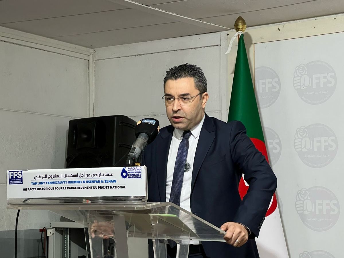 Youcef Aouchiche, premier Secrétaire national du FFS