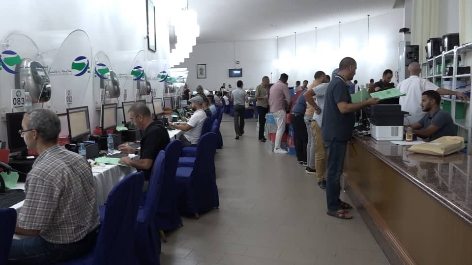 انتانتهاء عملية إيداع ملفات التصريح بالترشح والشروع في معالجة استمارات الاكتتاب