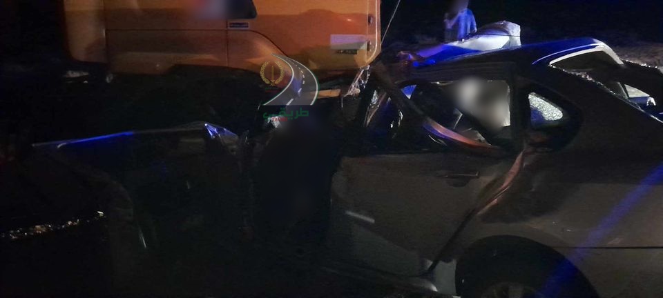 البيض: هلاك أربعة أشخاص و اصابة آخر بجروح في حادث مرور بالكاف لحمر