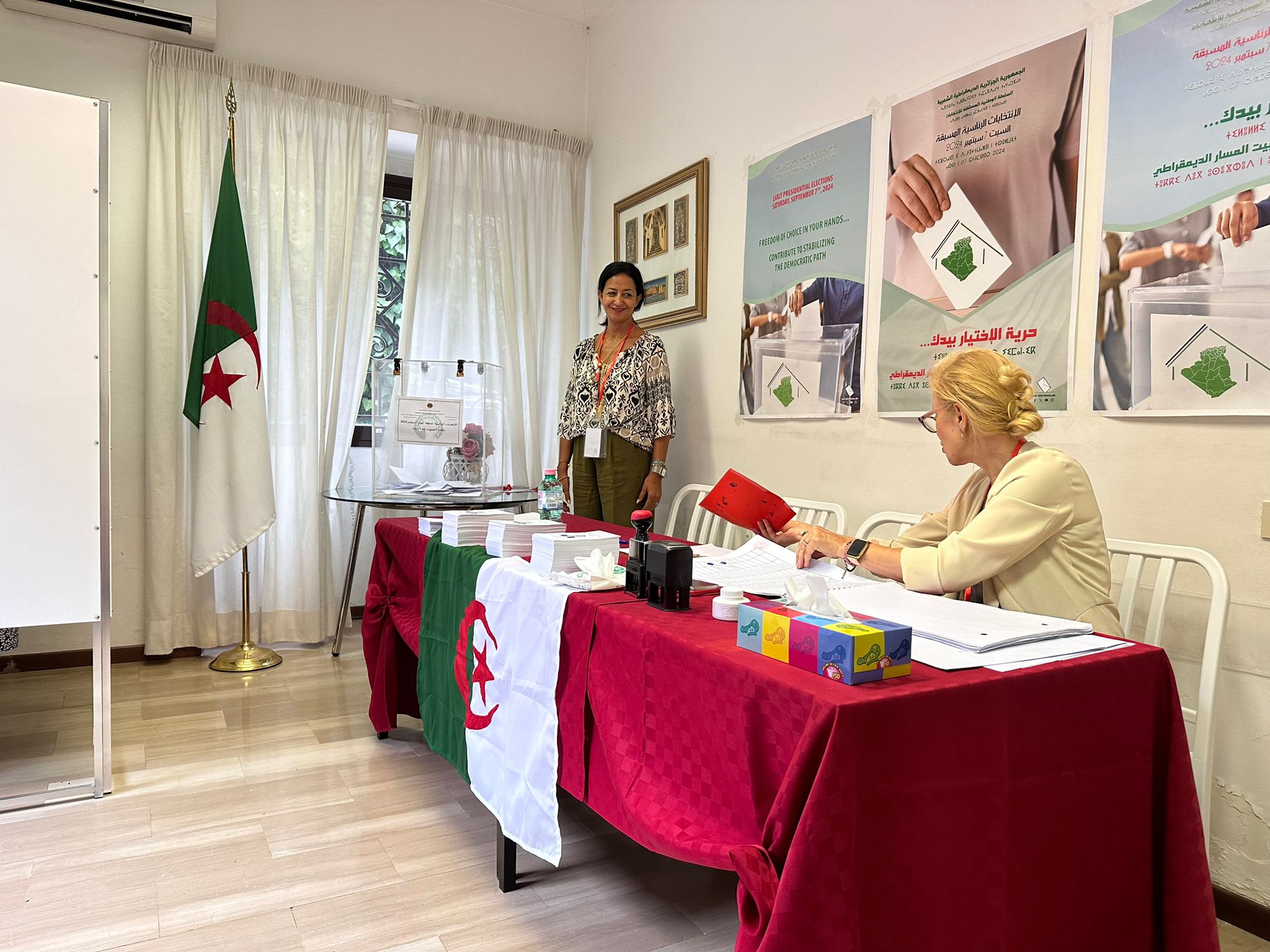 تصويت الجالية الجزائرية بالخارج