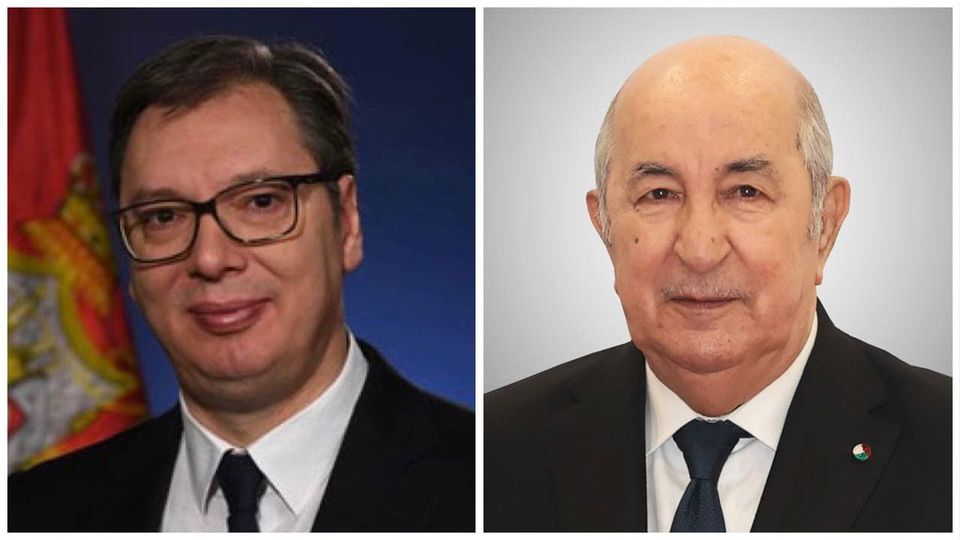 رئيس جمهورية صربيا يهنئ رئيس الجمهورية بمناسبة اعادة انتخابه