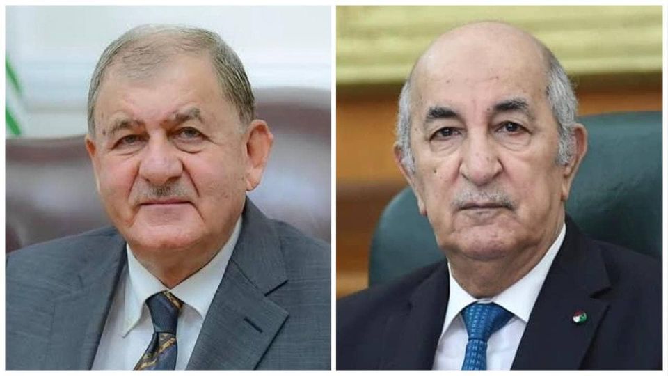 الرئيس العراقي يهنئ رئيس الجمهورية