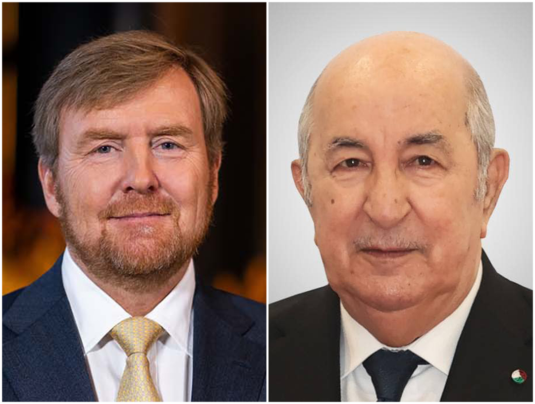 Le roi des Pays-Bas félicite le président de la République pour sa réélection pour un second mandat