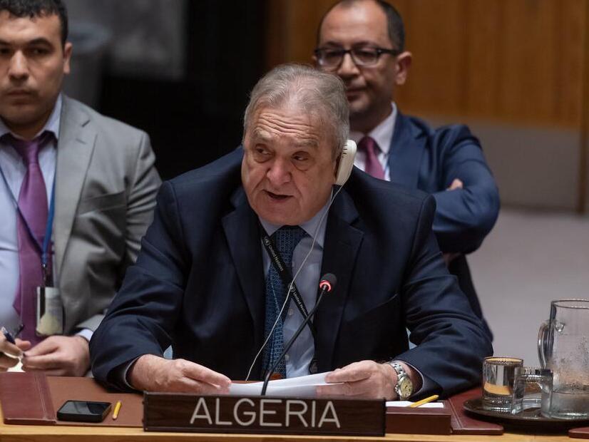 Amar Bendjama, représentant permanent de l'Algérie auprès des Nations unies