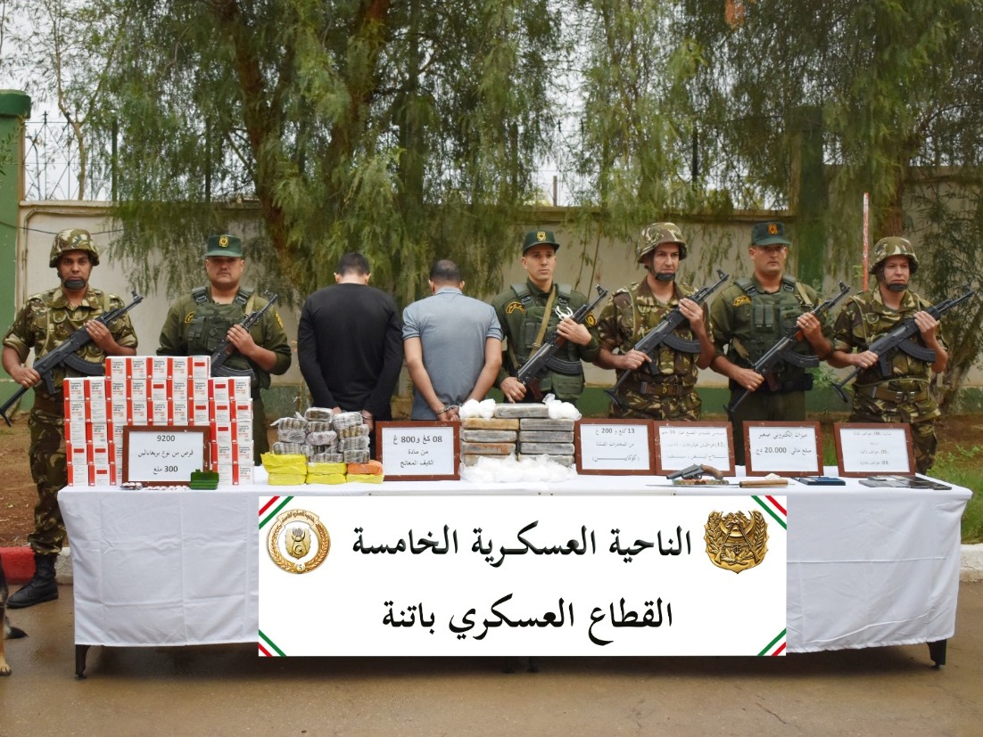 Deux narcotrafiquants arrêtés et une importante quantité de drogue saisie à Barika