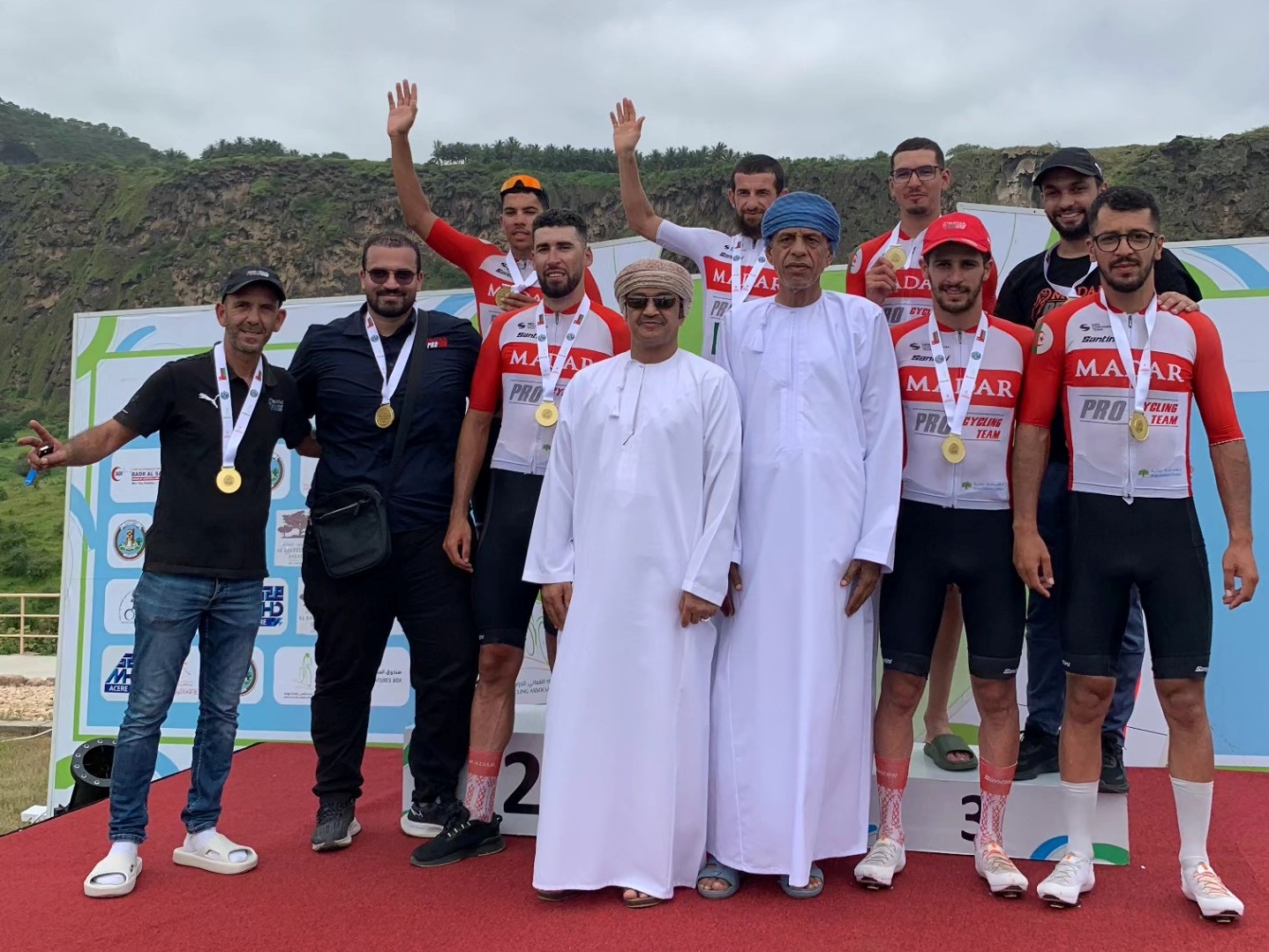 Madar Pro-Cycling Team sacrée par équipes