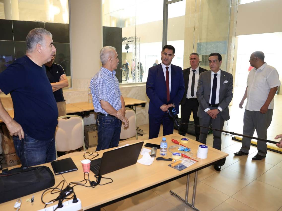 Laagab préside une séance de travail pour l'évaluation des préparatifs de la prise en charge des journalistes concernés par la couverture de l'élection présidentielle