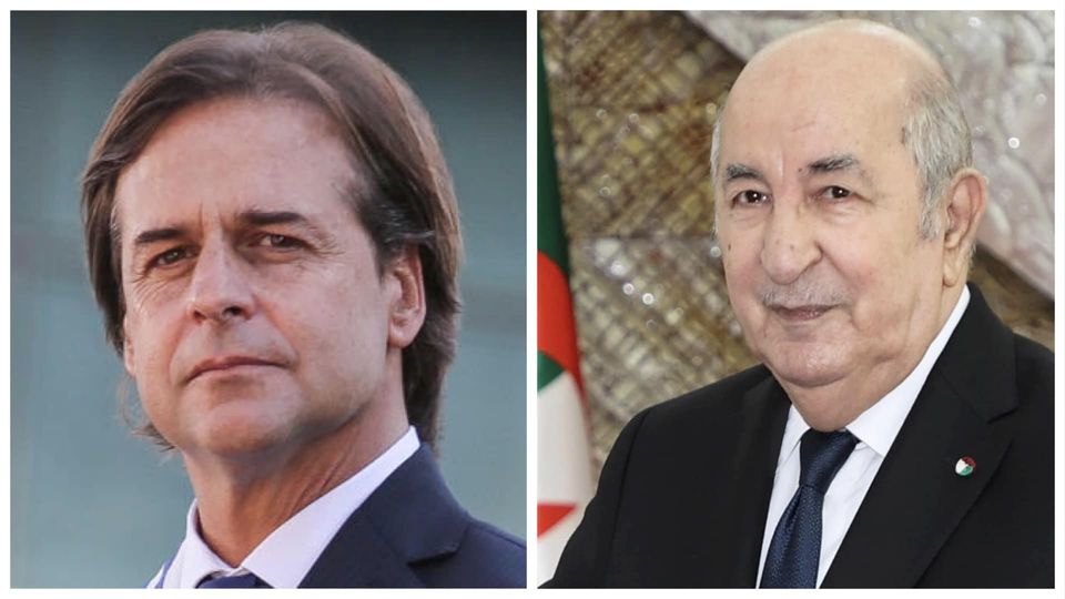 تبون ورئيس الاورغواي