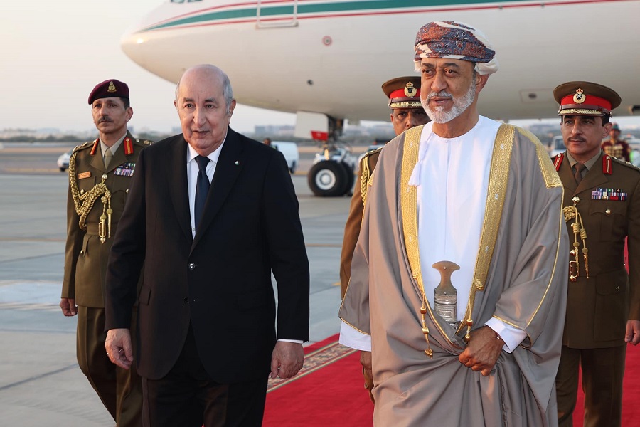 تبون وسلطان عمان