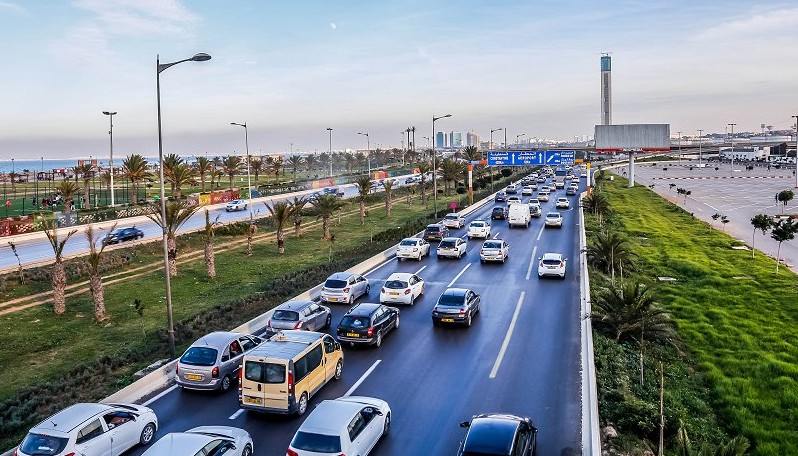 غلق الطريق السريع الشرقي المحاذي لجامع الجزائر