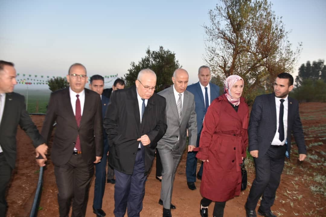 وزير الفلاحة والتنمية الريفية يوسف شرفة في زيارة إلى ولاية مستغانم