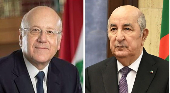 رئيس مجلس الوزراء اللبناني يهنئ رئيس الجمهورية