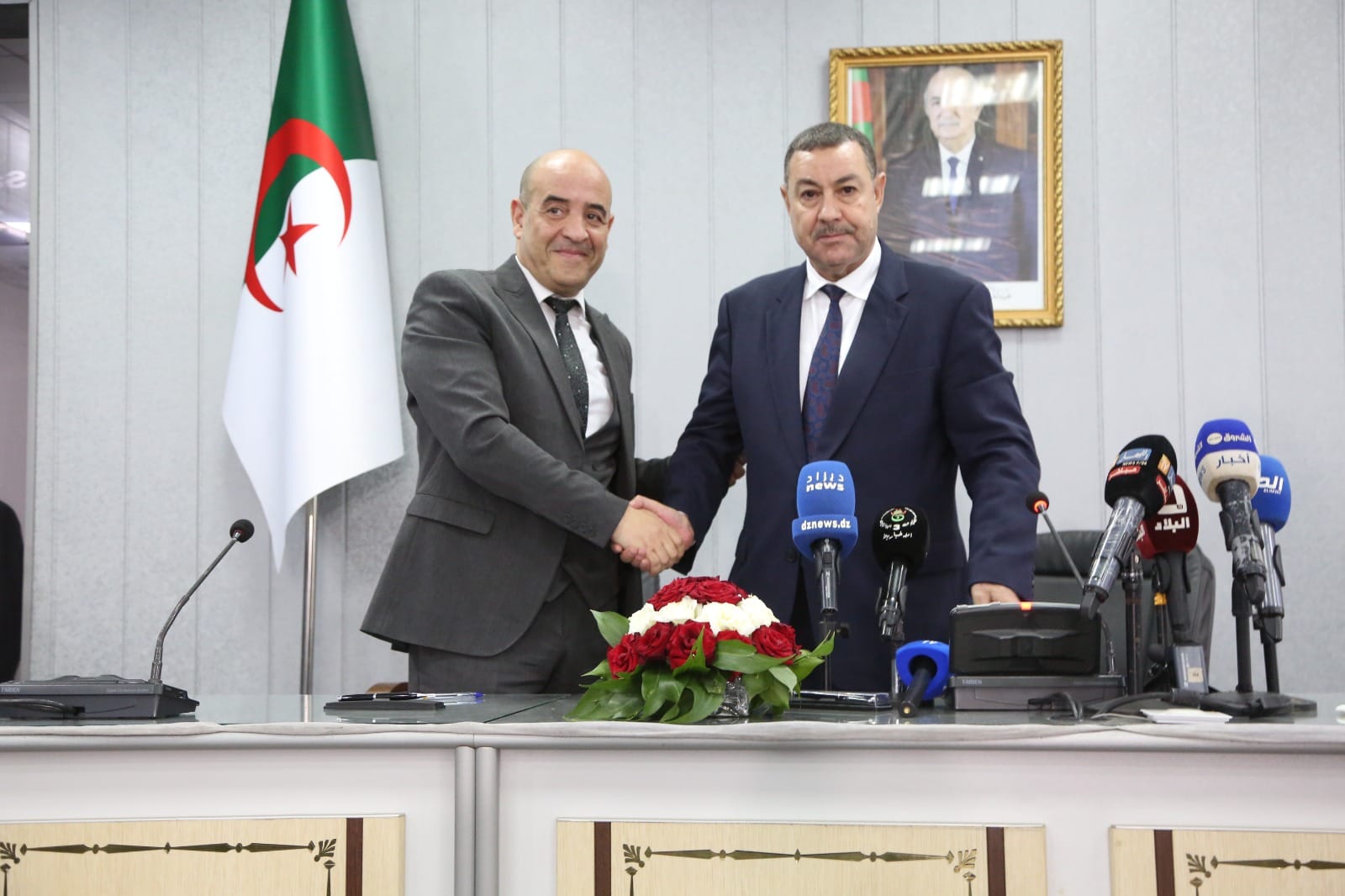 Sayoud prise de fonctions