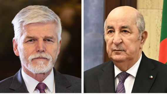 رئيس الجمهورية يتلقى تهاني رئیس جمھوریة التشیك