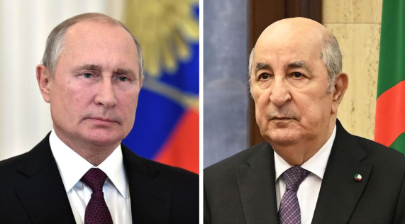 رئيس الجمهورية يتلقى تهاني نظيره الروسي