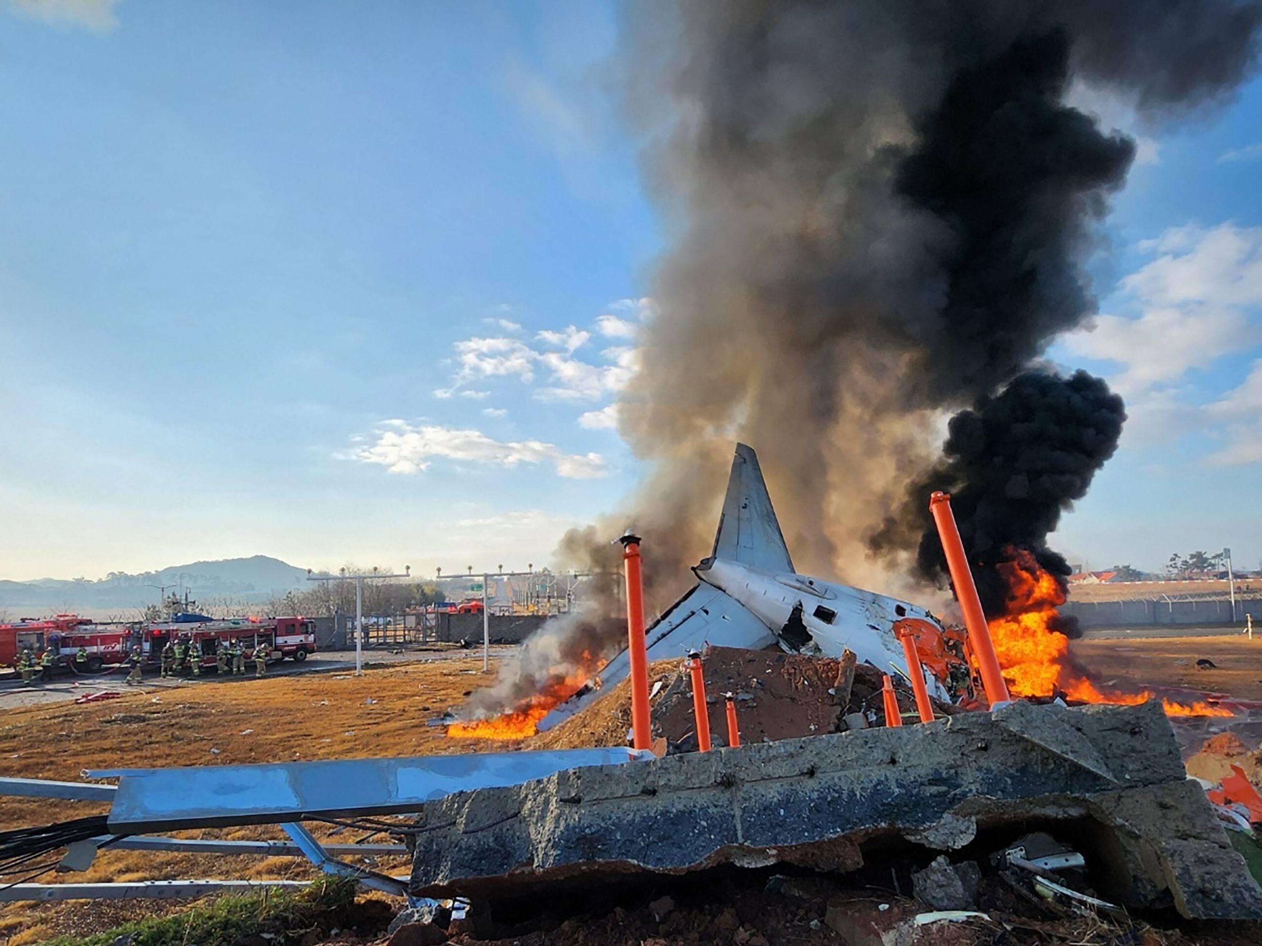 Crash d'un avion en Corée du Sud