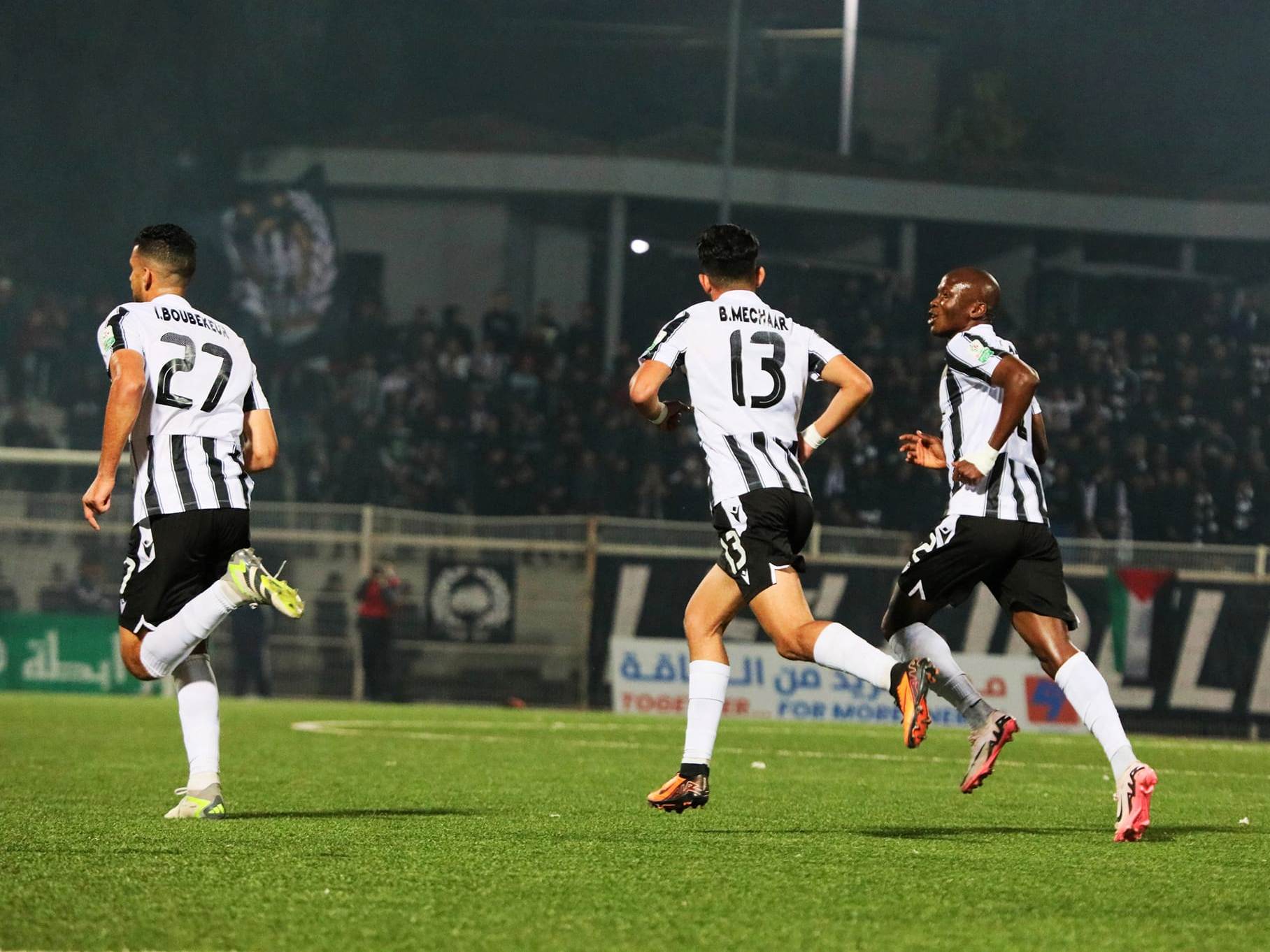 Joie des joueurs de l'ES Sétif