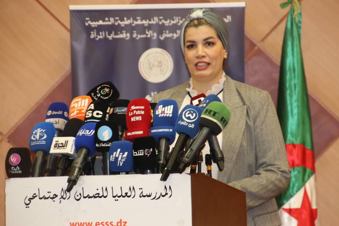 وزيرة التضامن الوطني والأسرة وقضايا المرأة صورية مولوجي