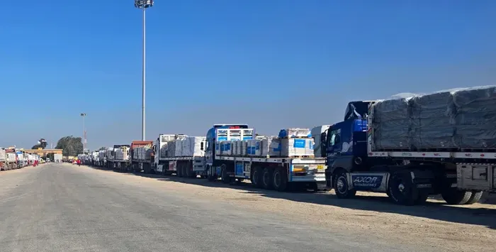 المساعدات الانسانية الى غزة