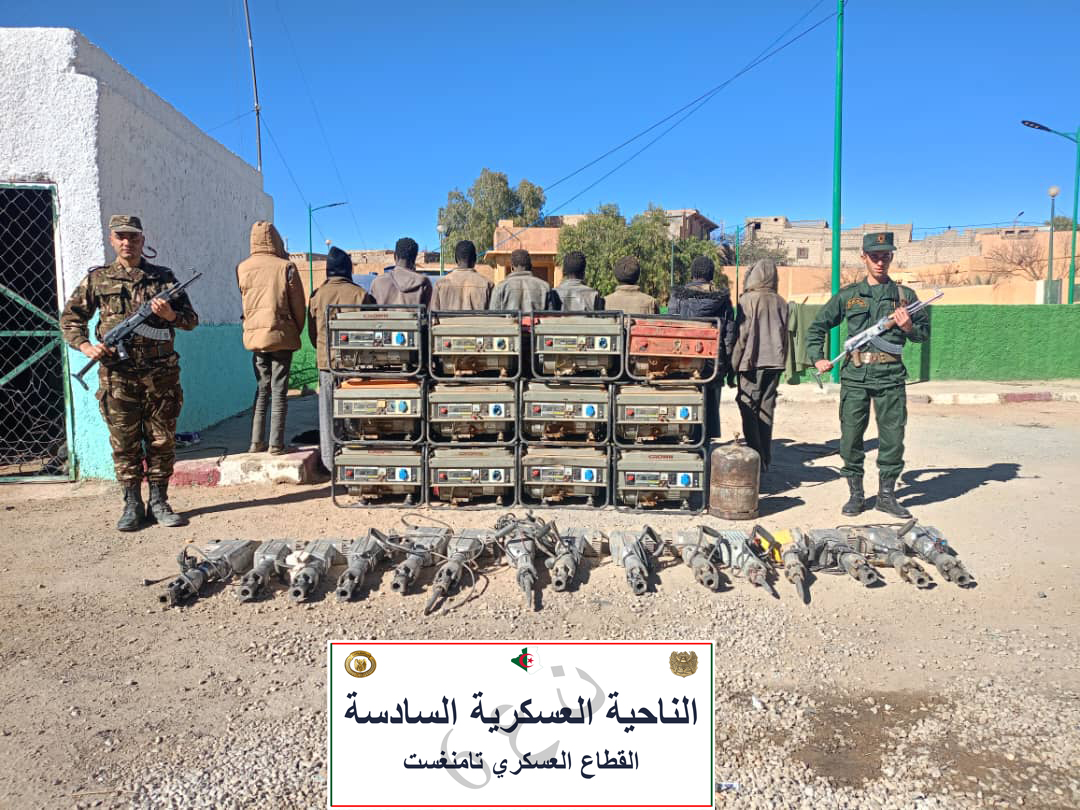 االجيش الوطني الشعبي: توقيف 9 عناصر دعم للجماعات الإرهابية خلال أسبوع