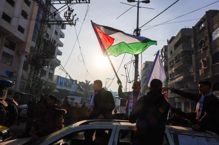 La joie des Palestiniens après l'entrée en figueur du cessez-le-feu