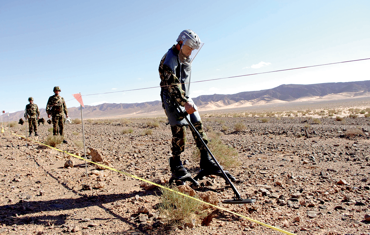الألغام الفرنسية بالجزائر