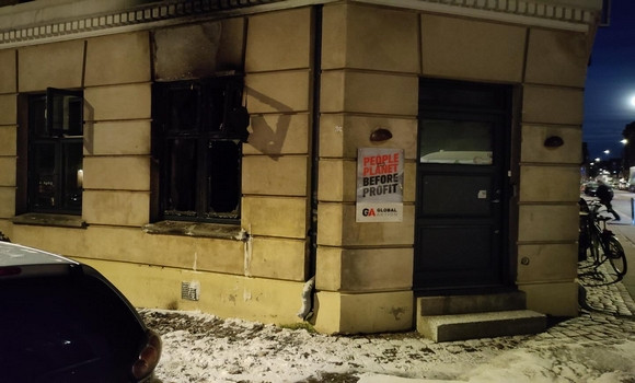 Siège incendié Sahara