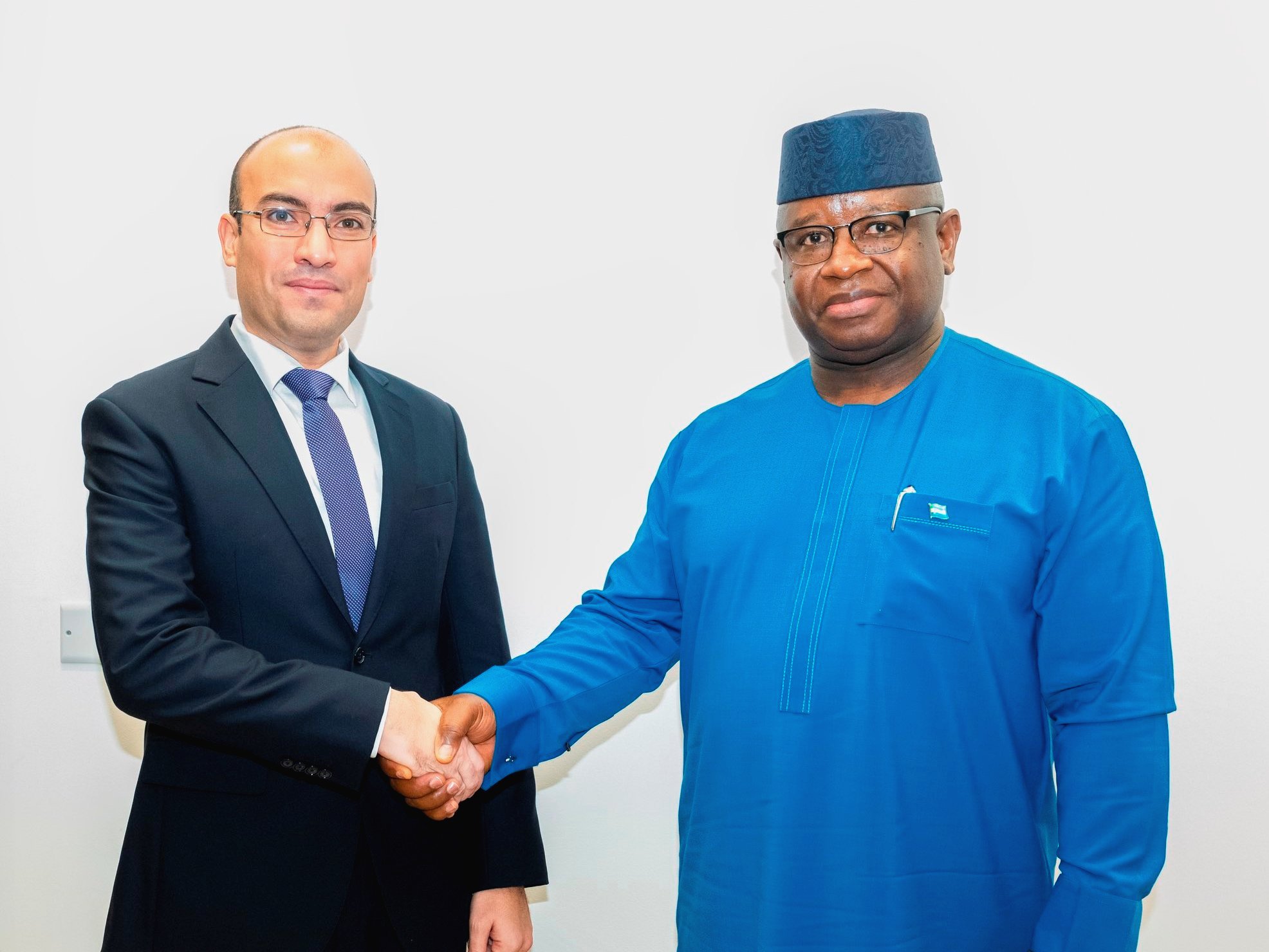 Chaib reçu par le président de la République de Sierra Leone