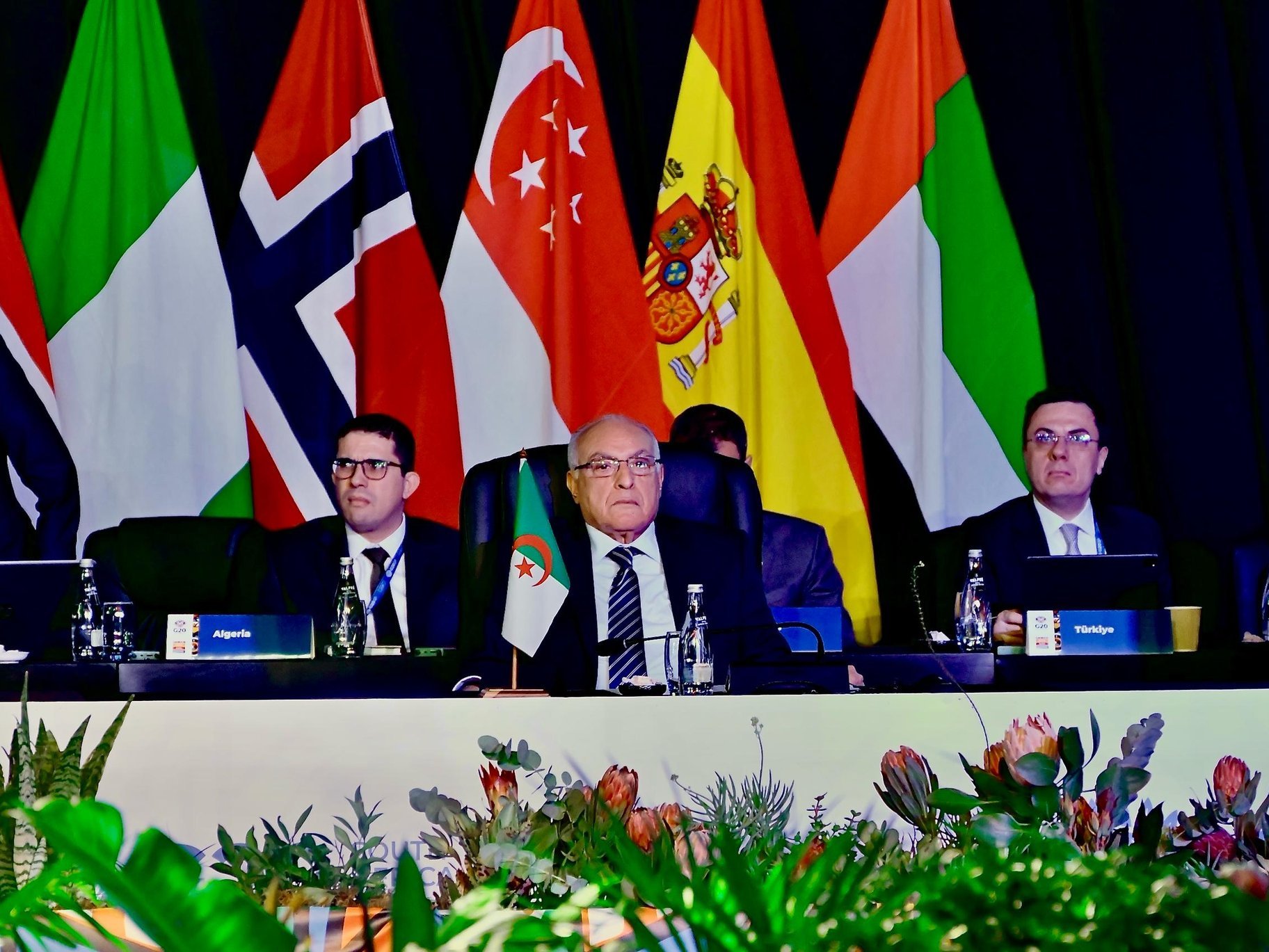 Ahmed Attaf, ministre des Affaires étrangères et de la Communauté nationale à l'étranger