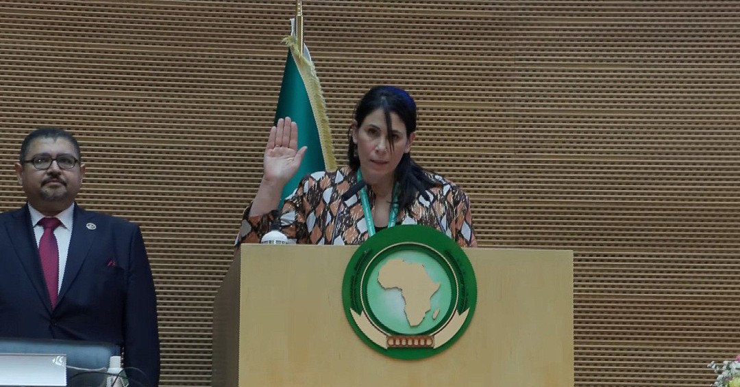 حدادي تؤدي اليمين بعد فوزها بمنصب نائب رئيس مفوضية الاتحاد الافريقي 