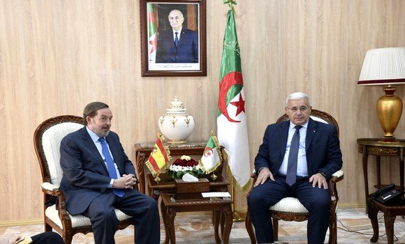 بوغالي يستقبل السفير الإسباني لدى الجزائر