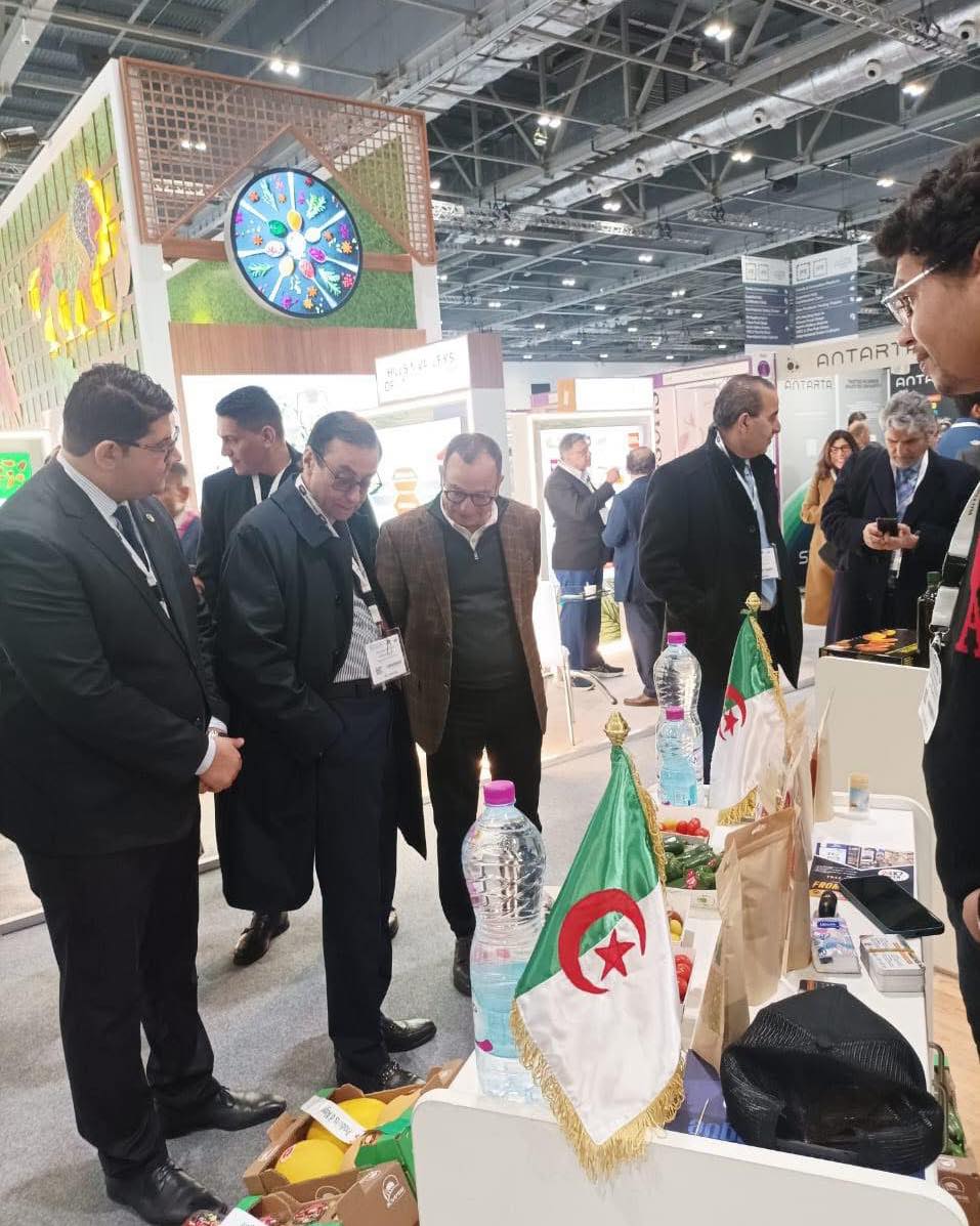 مشاركة الجزائر  في معرض الصناعات الغذائية بلندن