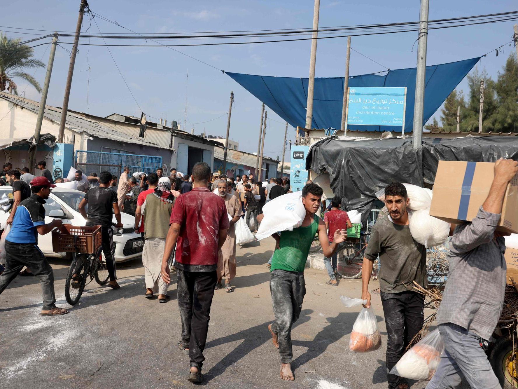L'entité sioniste suspend l'entrée de l'aide humanitaire dans la bande de Ghaza