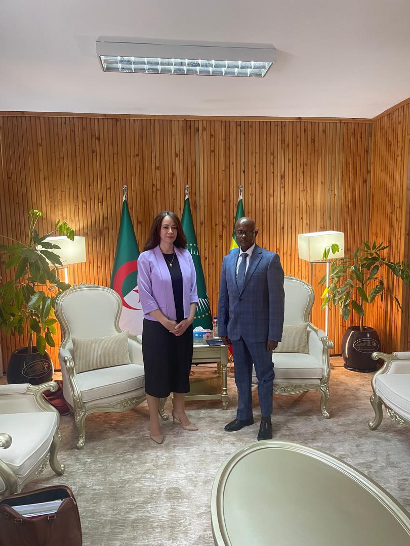 منصوري تستقبل من قبل كاتب الدولة الإثيوبي