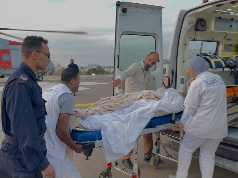 Evacuation sanitaire de trois voyageurs britanniques au large de Cap Matifou à Alger