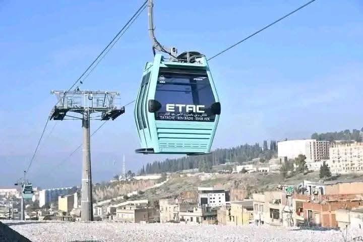 قسنطينة: إعادة تشغيل المصعد الهوائي للمدينة