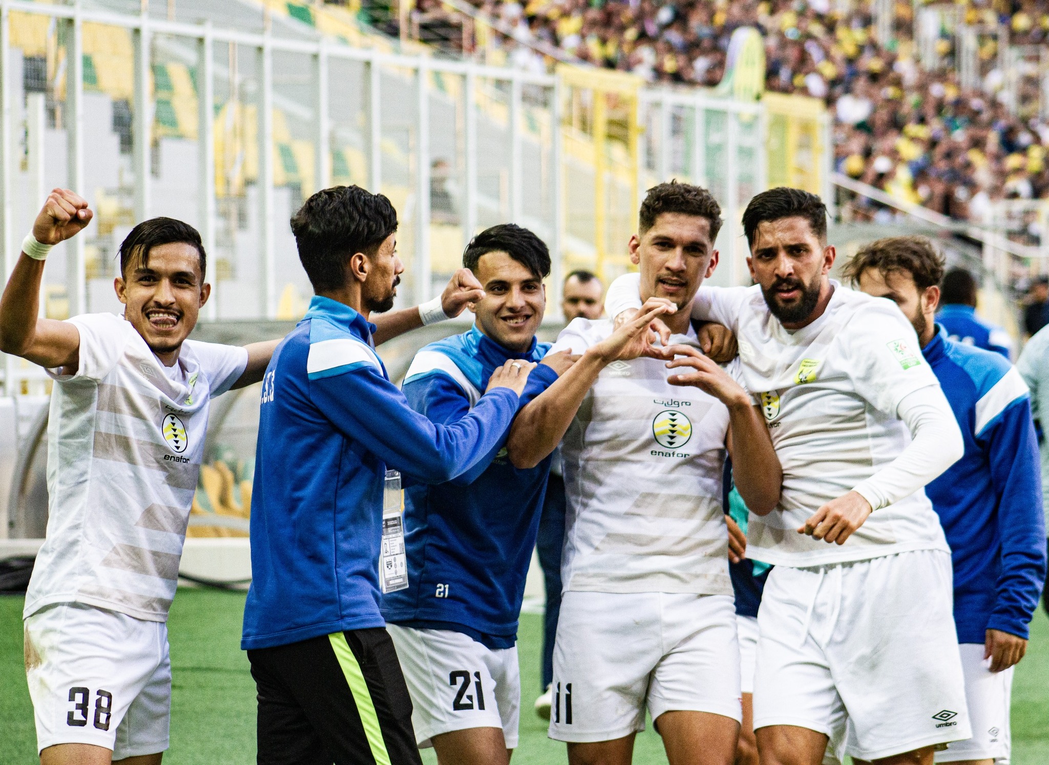 Joie de Souibah et de ses coéquipiers