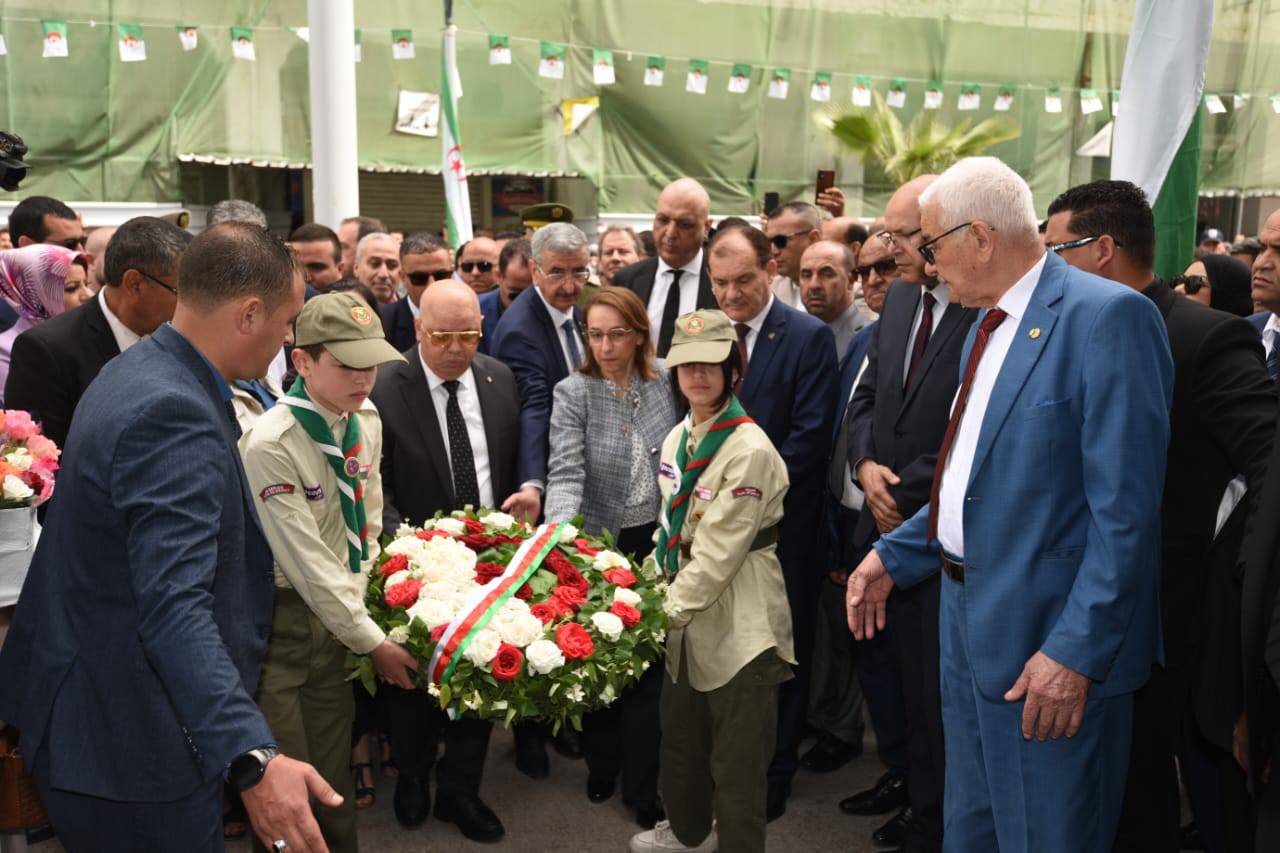 وزير المجاهدين يترحم على روح سعال بوزيد أول شهيد مجازر 8 مايو 1945 بسطيف